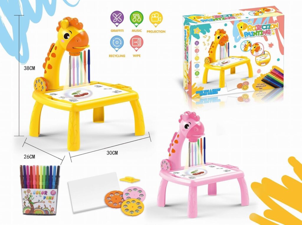 projection painting table