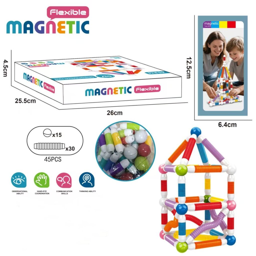 Magnetic Building Sticks
