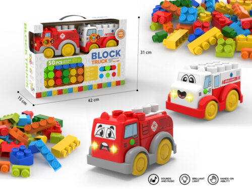 Building Block Truck Set