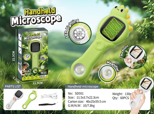 Boy & Girl Handheld Digital Microscope for Kids | 2MP STEM Toy Bulk Supply