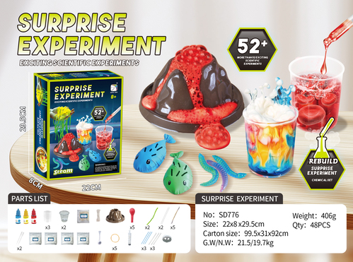 52+ Science Experiments Kit | Kids Chemistry & Volcano STEM Toy Wholesale