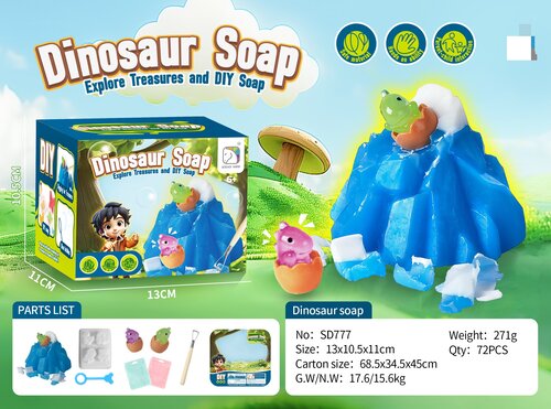 Dinosaur Soap Making Kit | DIY STEM Craft for Kids 6+ Wholesale