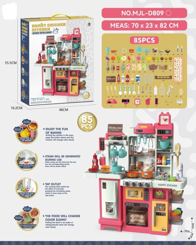Deluxe Pretend Play Kitchen Multifunctional Spray Kids Toy